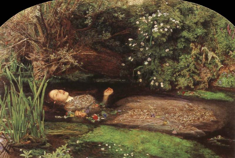 Sir John Everett Millais Ophelia Norge oil painting art